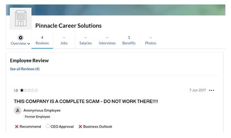 pinnacle agency scam.